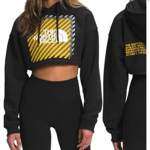 North face Crop Graphic Hoodie